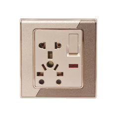 CLICK MARIGOLD COMBINATION SOCKET WITH SWITCH,13A	