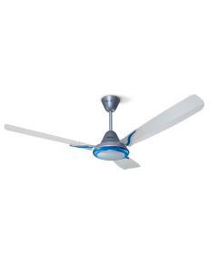 CLICK CAMELLIA CEILING FAN 56" SILVER BLUE