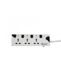 CLICK SAFE EXTENSION SOCKET 3PIN 3SKT 5Y