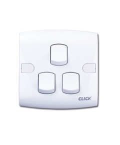 CLICK-TOUCH-3 GANG 1 WAY SWITCH	